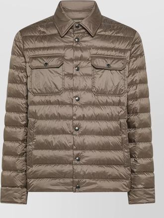 Seventy Venezia collared coat quilted design front pockets