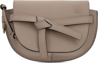 Loewe mini Gate Dual crossbody bag - women - Cotton/Polyester film fiber/CALFSKIN - OS - Neutrals