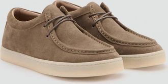 Mango Scarpe da barca crosta di cuoio marrone chiaro/pastello - Uomo - 39 - MANGO MAN