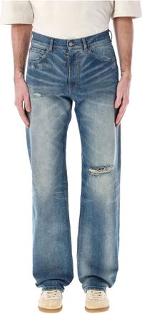 Maison Margiela Heren, Jeans, Blauw, Maat: W33 Katoen
