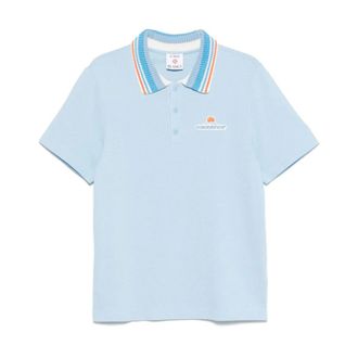 Casablanca Polo Shirts, male, Blue, XL, Stylish Polo Shirt