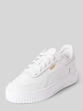 Puma Sneaker aus Leder-Mix Modell Carina in Weiss, Gr&ouml;&szlig;e 40,5