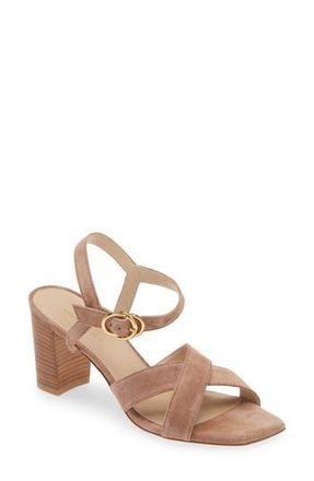Stuart Weitzman Analeigh 75 Sandal in Cappucino at Nordstrom Rack, Size 10.5