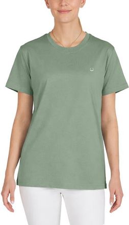 Dalix Womens Lil Smile Jersey Relaxed Tee in Sage at Nordstrom, Size X-Large