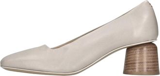 Halmanera Fanny Pump - Dames - Pumps - Grijs - 35 EU - Leer - Schoenen