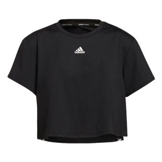 adidas (WMNS) adidas Novelty Training T-Shirt Asia Sizing Black White HC0393