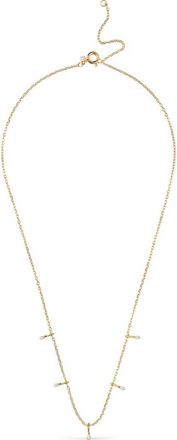 Enamel Copenhagen Lola Drop Necklace in Daisy at Nordstrom