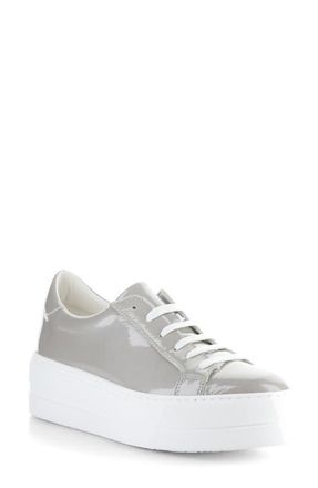 Bos. & Co. Maya Platform Sneaker in Silver Grey Patent at Nordstrom, Size 9-9.5Us