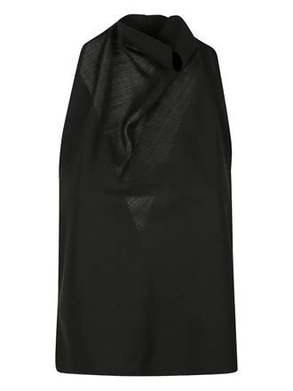 La Collection Jeanne button top - Black