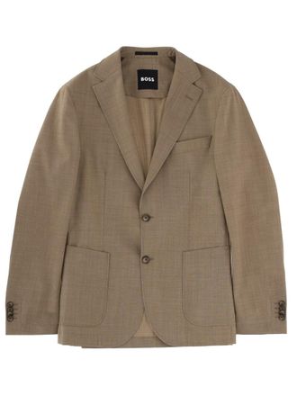 BOSS P-Hanry Wool Blend Weave Blazer