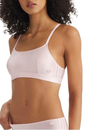 adidas Originals Bandeau Bralette in Sandy Pink at Nordstrom, Size Xx-Large