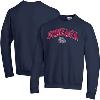 Champion Mens Champion Navy Gonzaga Bulldogs Arch Over Logo Pullover Sweatshirt at Nordstrom, Size Xx-Large