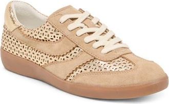Dolce Vita Merit Perforated Sneaker in Gold Multi Leather at Nordstrom, Size 6.5