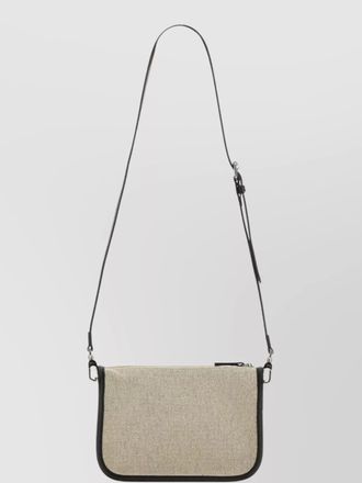 Longchamp rectangular shape contrast trim cross-body bag