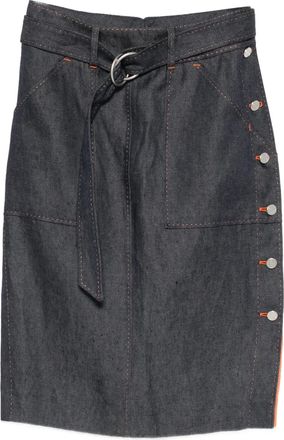 Herm&egrave;s 2010s rok met knopen - Blauw