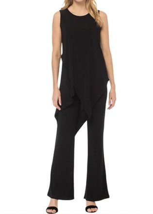 Joseph Ribkoff Sleeveless Jumpsuit In Black