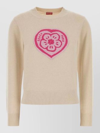Kenzo cotton blend sweater crew neck long sleeves