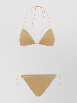Os&eacute;ree glitter triangle cup bikini swimsuit