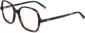 Missoni Vierkante Zonnebril - Dames - Brillen - Bruin - 53 MM - Accessoires