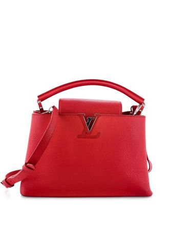 Louis Vuitton Capucines Bag Leather PM satchel - Rosso
