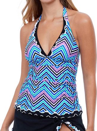 Gottex Halter Tankini Top In Tempo