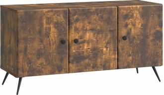 vidaXL Mueble De Tv Roble Ahumado 99 X 34,5 X 50 Cm Vidaxl