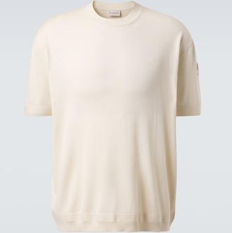 Moncler Silk and cotton T-shirt