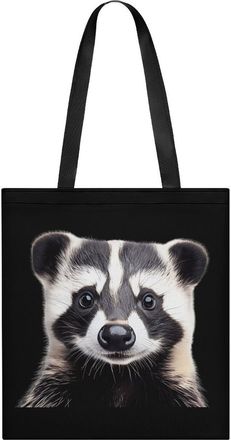 Generic Badger Womens Tote Casual Shopping Bag Lightweight Shoulder Bags Hobos Handbag for Work Travel Daily 35x40cm