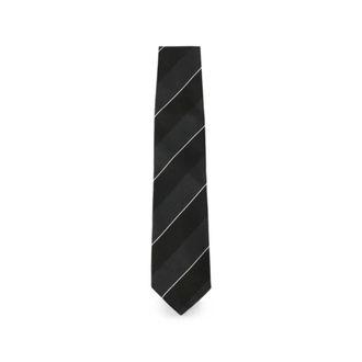 Junya Watanabe Wr-K401-051 Klassieke das - Heren - Accessoires - Zwart - Maat: ONE Size Zijde