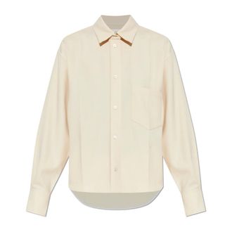 Victoria Beckham Shirts, female, Beige, Size: 2XS Ellys Shirt