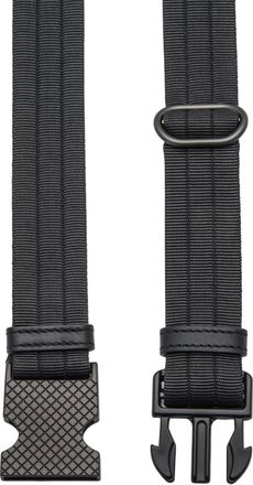 Bottega Veneta Eyelet Webbing Belt - Black