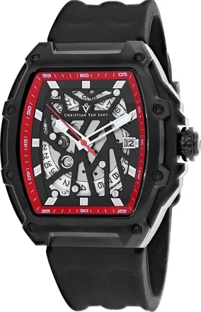 Christian Van Sant Mens Black dial Watch