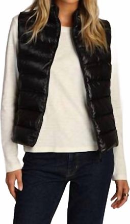 Dylan Womens Zip Vest In Black