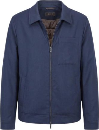 PESERICO Hombre, Chaquetas, Azul, Talla: L