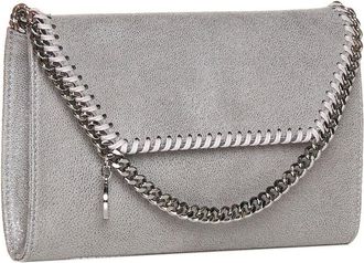 Stella McCartney Womens Crossbody Wallet Falabella Black Polyester & Purses