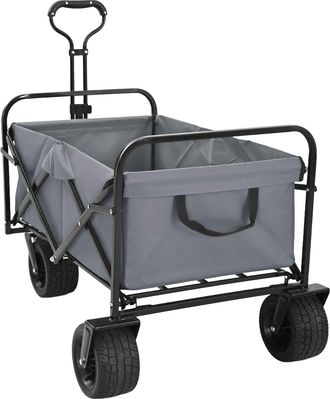 vidaXL Carrito De Compras Plegable 89 X 63 X 96 Cm Gris 200 Kg Vidaxl