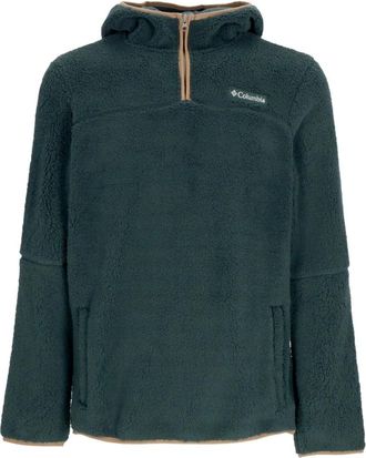 Columbia Sherpa Anorak Pullover Ancient Fossil - Heren - Fleece jassen - Groen - XL - Polyester - Fitness