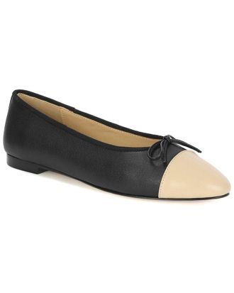 Tiffany & Fred Two-Tone Leather Ballet Flat