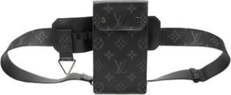 Louis Vuitton Pre-owned Utility Belt Bag - Dames - Vintage Heuptassen - Zwart - ONE Size - Leer - Vintage