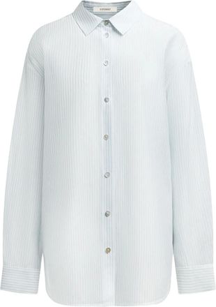 12 Storeez striped cotton shirt - Blue