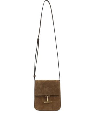 Tom Ford T-bar shoulder bag - women - Calf Leather - One Size - Brown