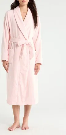 Nordstrom Hydro Cotton Terry Robe in Pink Crystal at Nordstrom, Size X-Small