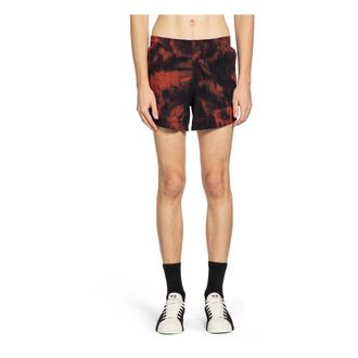 Yohji Yamamoto Training Shorts, male, Multicolor, S, AOP Running Shorts