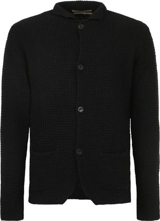 Original Vintage Cardigan - Heren - Vesten - Zwart - XL - Wol - Truien & Vesten