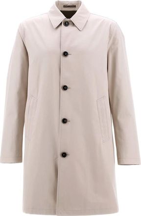 Herno Single-Breasted Coats - male - Herno - Single-Breasted Coats - Gray - L - Coats