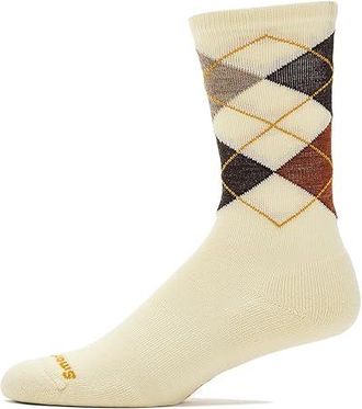 Smartwool Everyday Diamond Jim Crew Socks Mens No Show Socks Shoes Natural : LG (Mens Shoe 9-11.5), Wool/Nylon