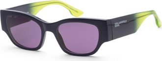 Karl Lagerfeld Unisex 52mm Purple Sunglasses KLJ6168S-501-52