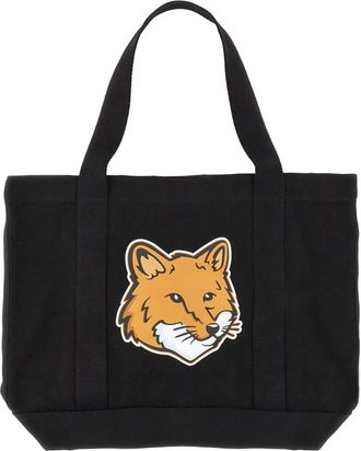 Maison Kitsuné Tote Bag With Logo