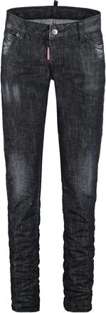 Dsquared2 Black Skinny Mid Rise Jeans