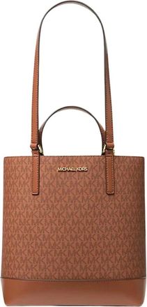 Michael Kors Tote Bags, female, Brown, Size: ONE SIZE Kelli Small Signature Logo Tote Bag